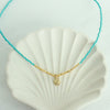 Turquoise Sun Beaded necklace - Elisa Maree Jewelry