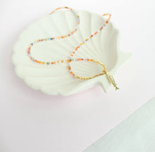 Load image into Gallery viewer, Citrine Fish Beaded necklace

