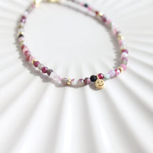Load image into Gallery viewer, Happiness Dainty Tourmaline Beaded Bracelet

