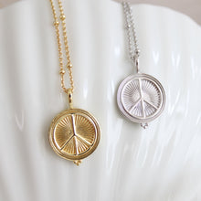 Load image into Gallery viewer, Peace, Love and Happiness Pendant Necklace
