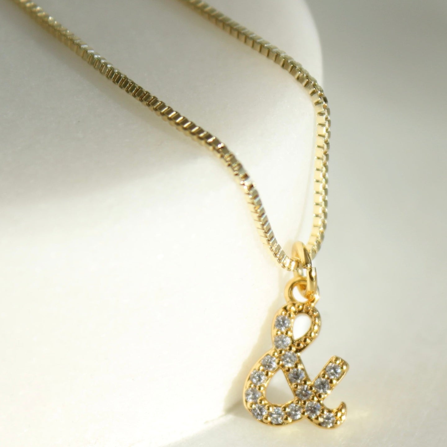 “And” 16” Gold Filled Necklace