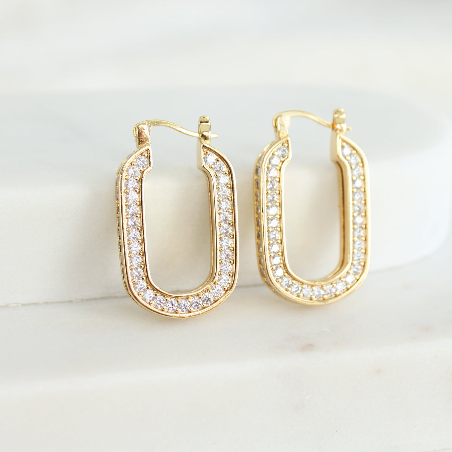 Pricilla Gold filled Statement Earring