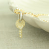 Key to My Heart Mixed Metal Necklace - Elisa Maree Jewelry