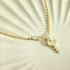 Key to My Heart Mixed Metal Necklace - Elisa Maree Jewelry