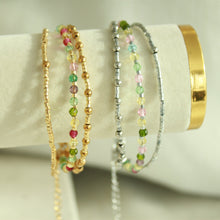Load image into Gallery viewer, Whimsy Triple Strand Bracelet - Elisa Maree Jewelry
