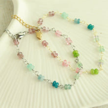 Load image into Gallery viewer, Seaside Rainbow Stone Bracelet - Elisa Maree Jewelry
