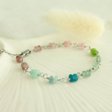 Load image into Gallery viewer, Seaside Rainbow Stone Bracelet - Elisa Maree Jewelry
