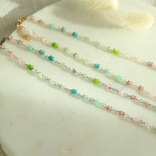Load image into Gallery viewer, Seaside Rainbow Stone Necklace - Elisa Maree Jewelry
