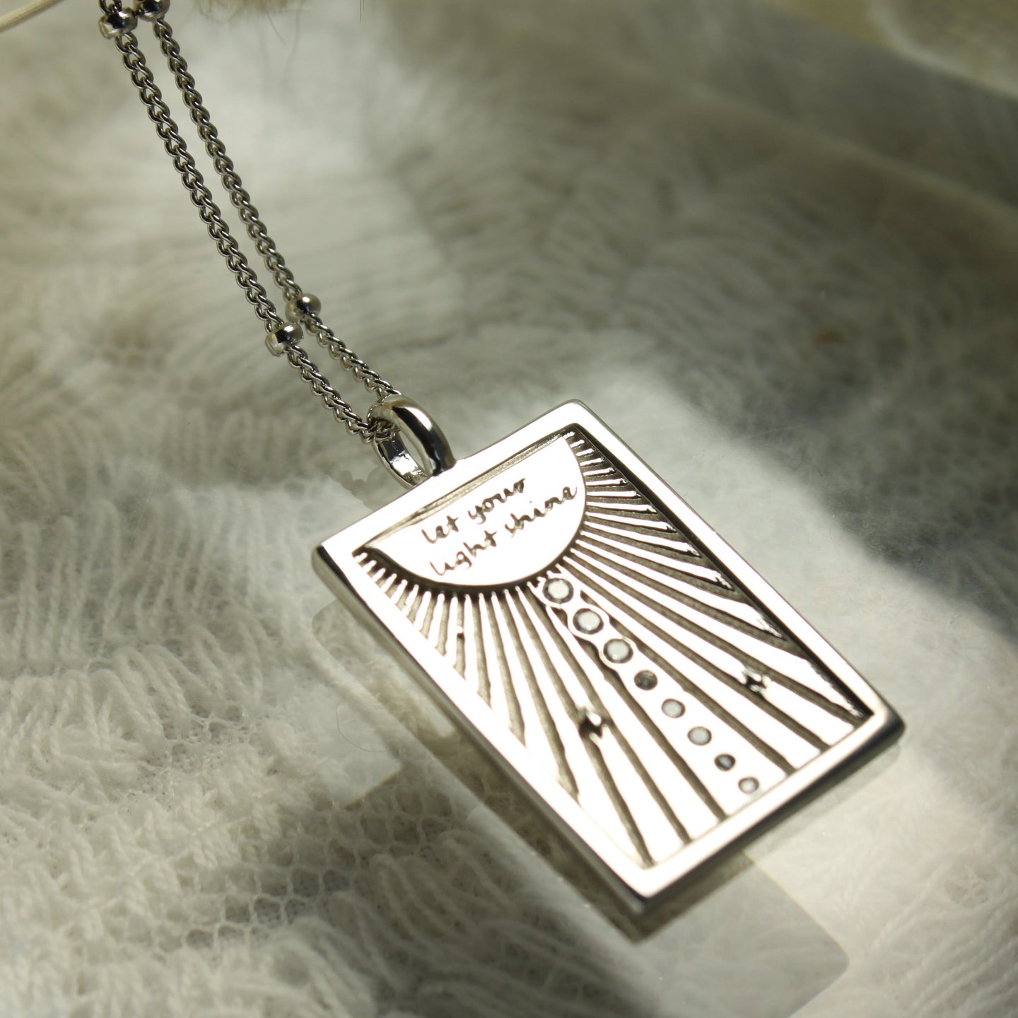 Let your Light Shine Pendant Necklace - Elisa Maree Jewelry