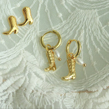 Load image into Gallery viewer, The Ella Boot and Pearl Hoops - Elisa Maree Jewelry
