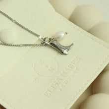 Load image into Gallery viewer, The Ella Boot and Pearl Necklace - Elisa Maree Jewelry
