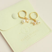 Load image into Gallery viewer, Prairie Pearl Hoops - Elisa Maree Jewelry
