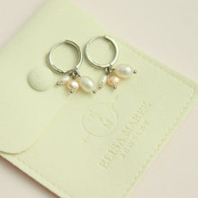 Load image into Gallery viewer, Prairie Pearl Hoops - Elisa Maree Jewelry
