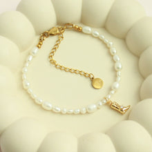 Load image into Gallery viewer, The Ella Boot  and Pearl Bracelet - Elisa Maree Jewelry
