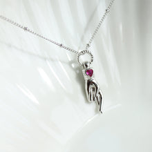 Load image into Gallery viewer, Wear your Heart on your Sleeve Pendant Necklace
