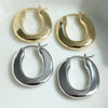 Uma Oblong Hoop Earrings