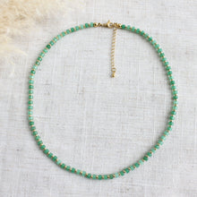 Load image into Gallery viewer, Green Agate and Gold Filled Necklace
