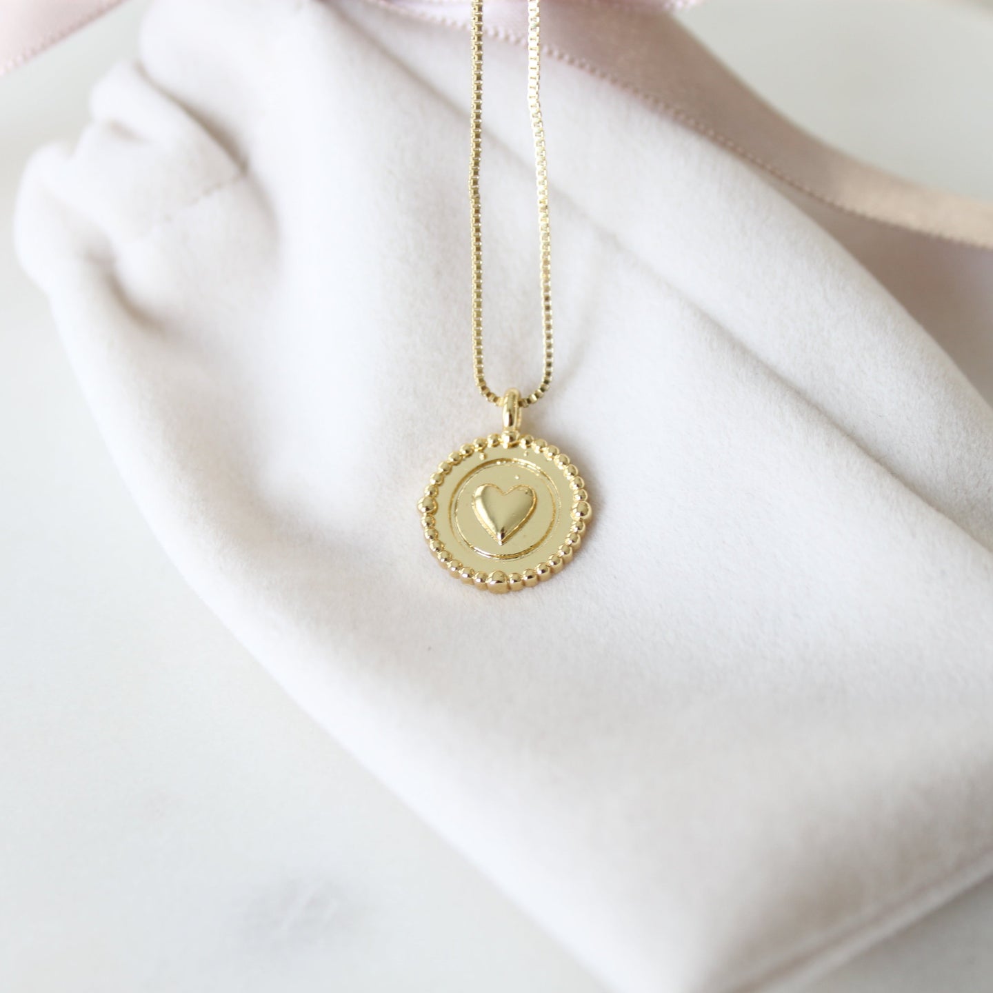 Rosie Circle Heart Necklace