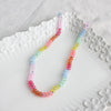 Rainbow Ombre Quartz Hand Knotted Necklace