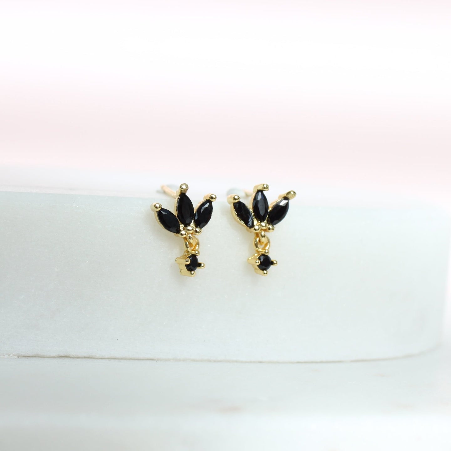 Deity Dangle Stud Earrings