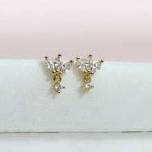 Load image into Gallery viewer, Deity Dangle Stud Earrings
