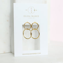 Load image into Gallery viewer, Carmen Circle Link Earrings
