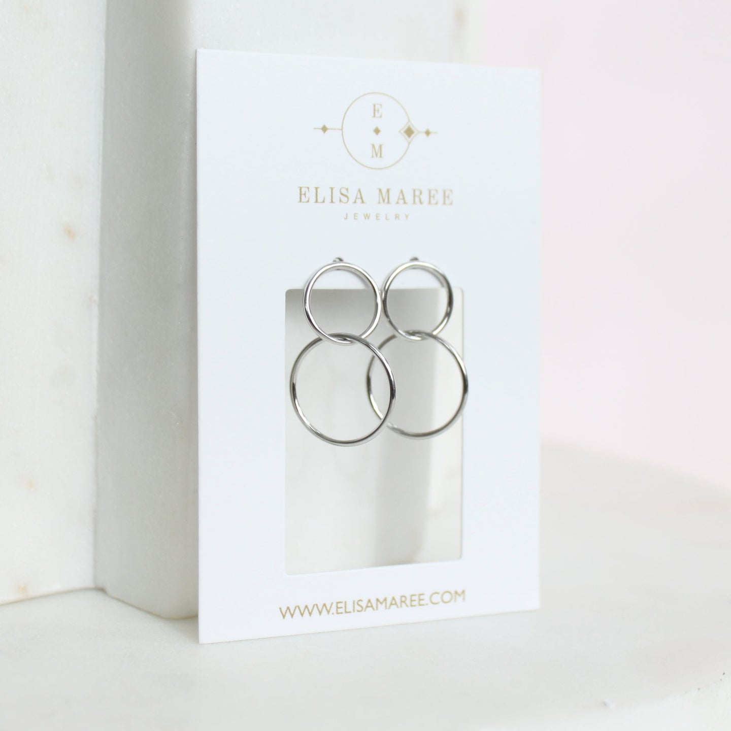 Carmen Circle Link Earrings