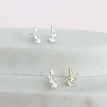 Load image into Gallery viewer, Dew Drop Climber Stud Earrings
