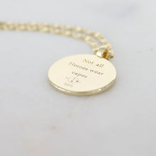 Load image into Gallery viewer, My Hero Pendant Necklace
