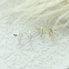 Devine Dragonfly Pearl Hoop Earrings