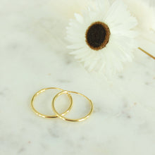 Load image into Gallery viewer, Feather Lite Skinny Hoops
