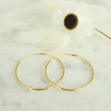 Load image into Gallery viewer, Feather Lite Skinny Hoops
