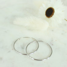 Load image into Gallery viewer, Feather Lite Skinny Hoops
