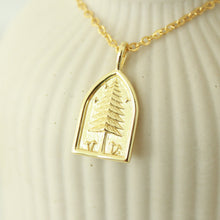 Load image into Gallery viewer, Grow Deep, Stand Tall Pendant Necklace
