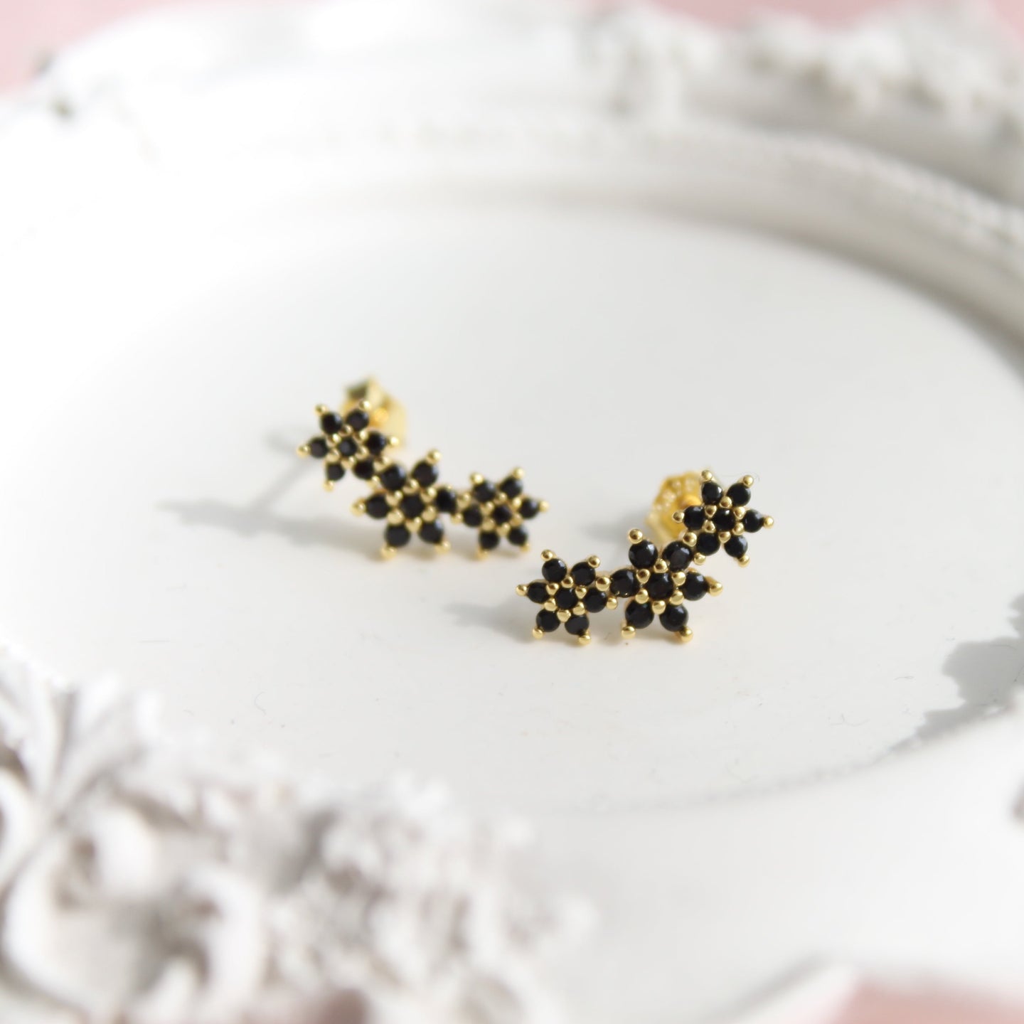 The Daisy Crawler Stud Earrings