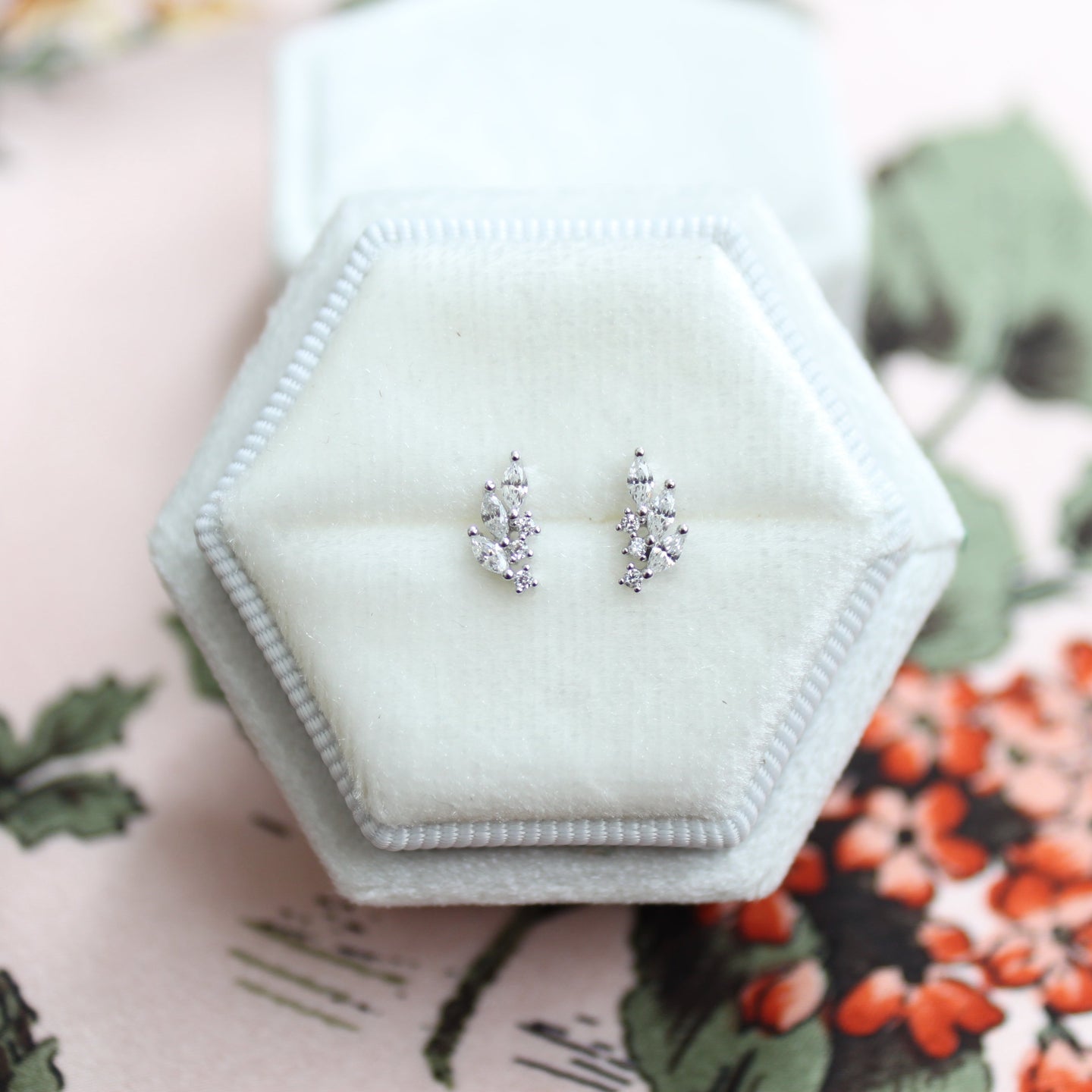 Sarah Mini Crawler Stud Earrings