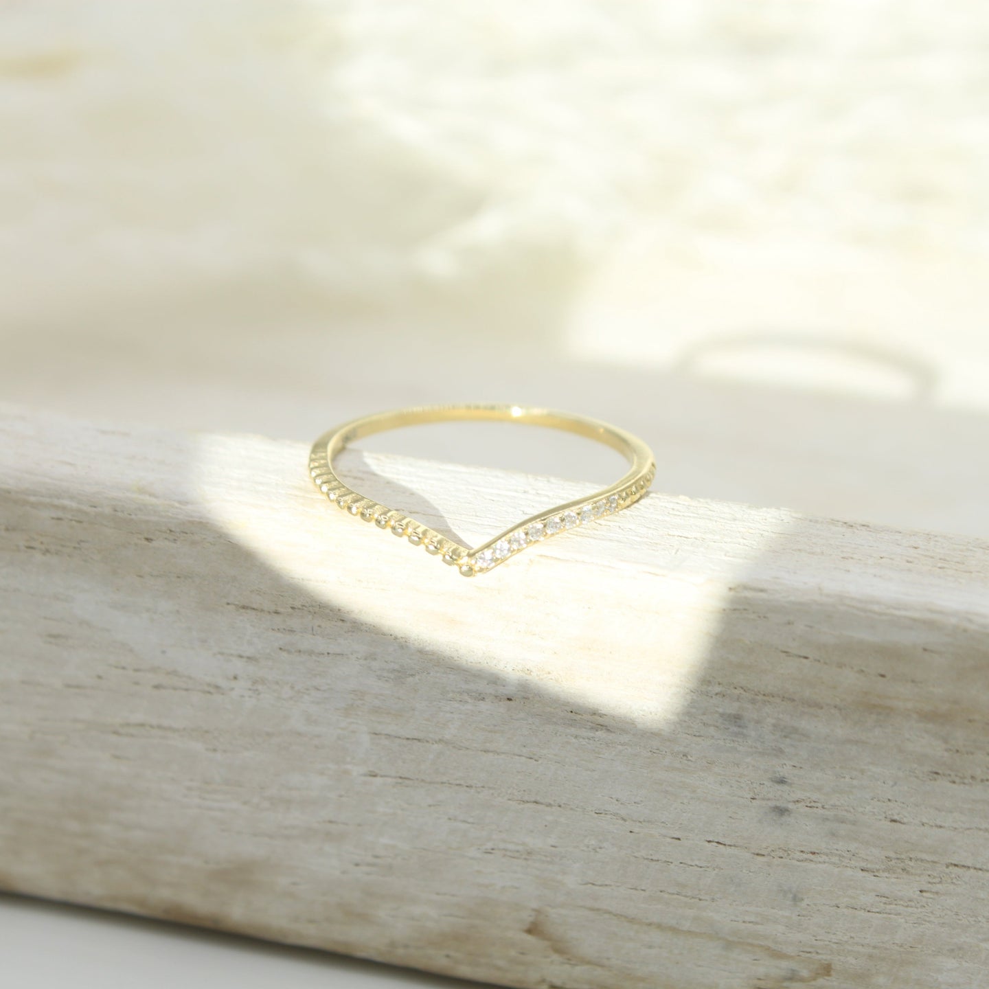 Eclipse Gold Vermeil Ring - Elisa Maree Jewelry