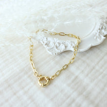 Load image into Gallery viewer, Myla 18K Gold Filled Paperclip Anklet - Elisa Maree Jewelry
