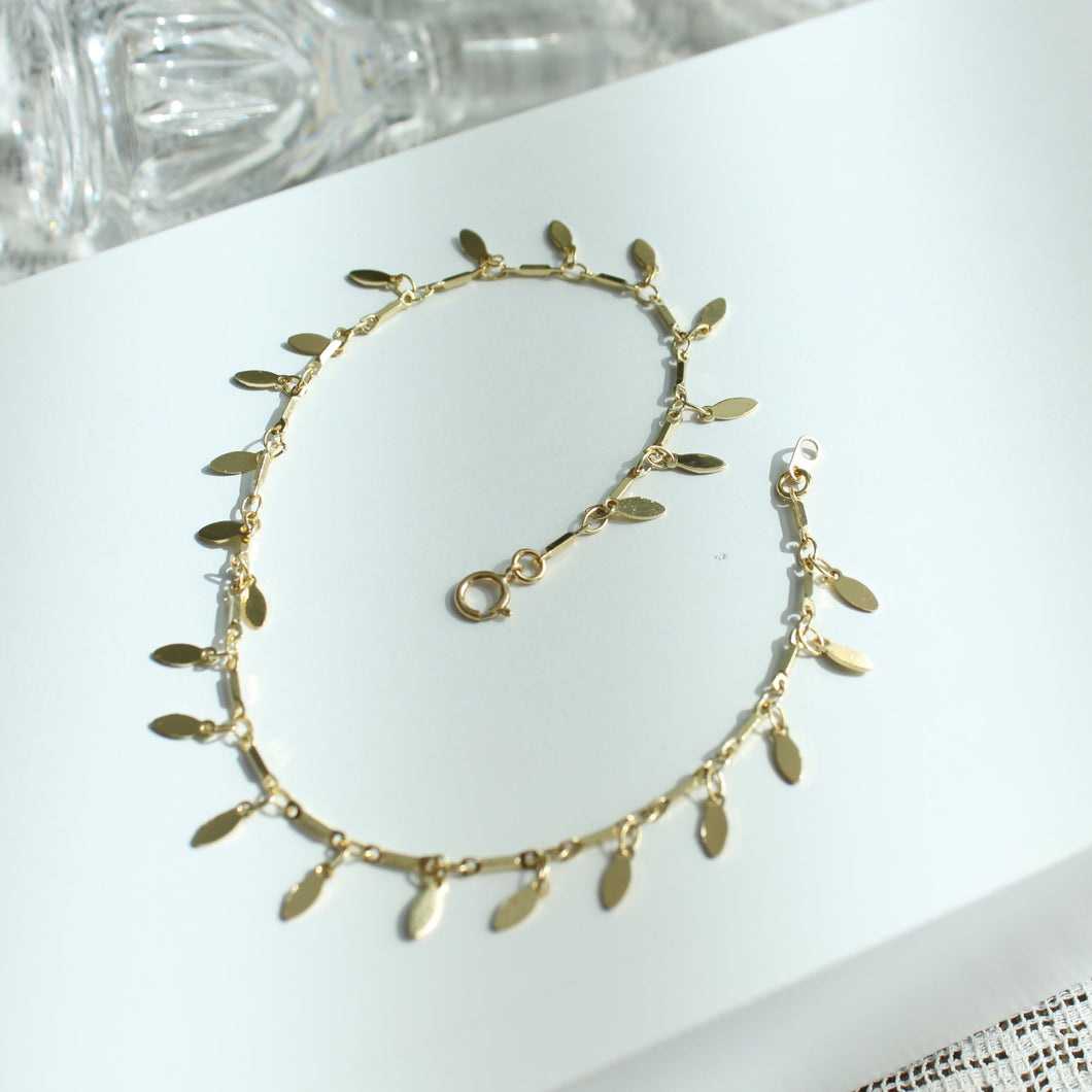 Sandy 14K gold Filled Anklet - Elisa Maree Jewelry