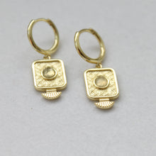 Load image into Gallery viewer, New Moon Moonstone Earrings - Elisa Maree Jewelry
