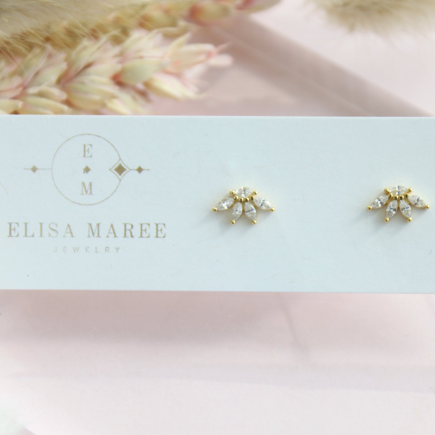 Flare Studs Huggies - Elisa Maree Jewelry