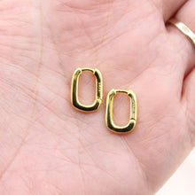 Load image into Gallery viewer, Mini Paperclip Hoop - Elisa Maree Jewelry
