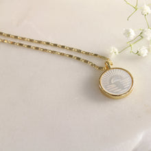 Load image into Gallery viewer, Pearly Sunrise Pendant Necklace - Elisa Maree Jewelry
