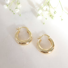 Load image into Gallery viewer, Mia 24mm Dome Earrings - Elisa Maree Jewelry
