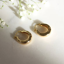 Load image into Gallery viewer, Mia 24mm Dome Earrings - Elisa Maree Jewelry
