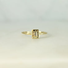 Load image into Gallery viewer, Aurélie 18K Gold Zirconia Baguette Statement Ring - Elisa Maree Jewelry
