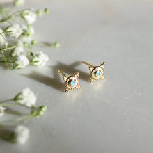 Load image into Gallery viewer, Masika Turquoise Stud Earrings - Elisa Maree Jewelry

