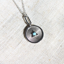 Load image into Gallery viewer, Isla Turquoise Sun-Ray Necklace - Elisa Maree Jewelry
