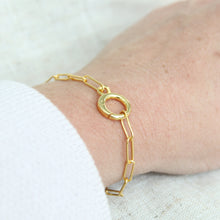 Load image into Gallery viewer, Kira Paperclip Bracelet - Elisa Maree Jewelry
