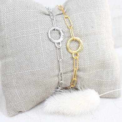 Kira Paperclip Bracelet - Elisa Maree Jewelry